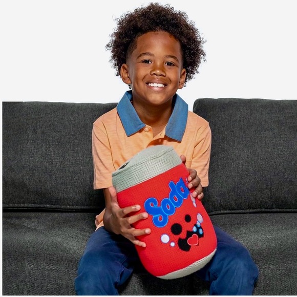 Jumbo Frizzles Kids Red Huggable Soda Can - Picture 2 of 4